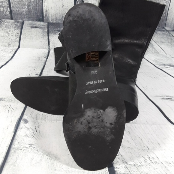 Russell & Bromley Women Black Tall Boots Size 39.5 - Picture 4 of 7